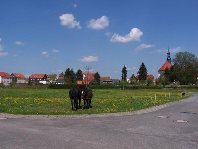 Behind the monastery