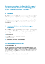  Geschäftsbericht der LEG Thüringen 2020 - Entsprechenserklärung