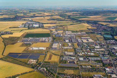 Large industrial area "Erfurter Kreuz"