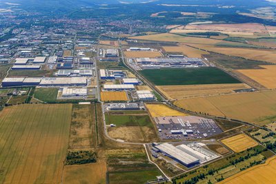 Large industrial area "Erfurter Kreuz"