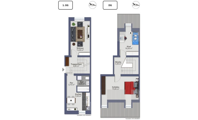 3-Raum-Maisonettewohnung - Nr. 20 / WBS erforderlich!
