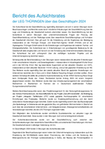 Bericht des Aufsichtsrates 2024 Bericht des Aufsichtsrates 2024