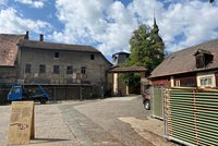 Altes Gelände der historischen Domäne Dornburg