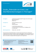 Studie „Potenziale von Grenz- und Oberflächentechnologien in Thüringen“