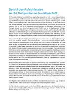 Bericht des Aufsichtsrates 2025 Bericht des Aufsichtsrates 2025