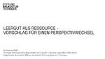 Leergut als Ressource - Vorschlag für einen Perspektivwechsel Leergut als Ressource - Vorschlag für einen Perspektivwechsel