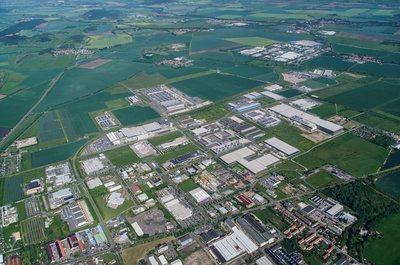 Large industrial area "Erfurter Kreuz"
