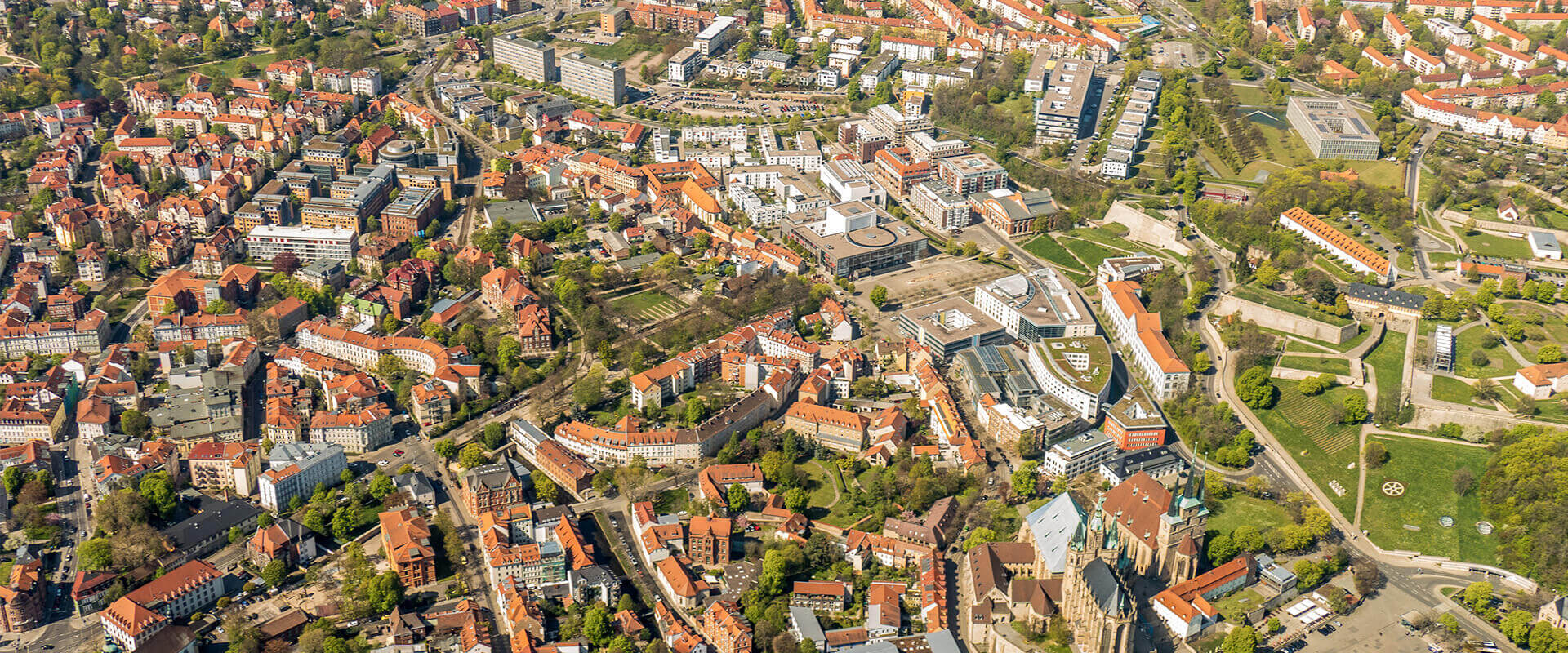 Luftbild Erfurt-Brühl