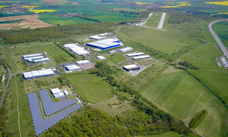 Ansicht Industriegebiet Eisenach-Kindel