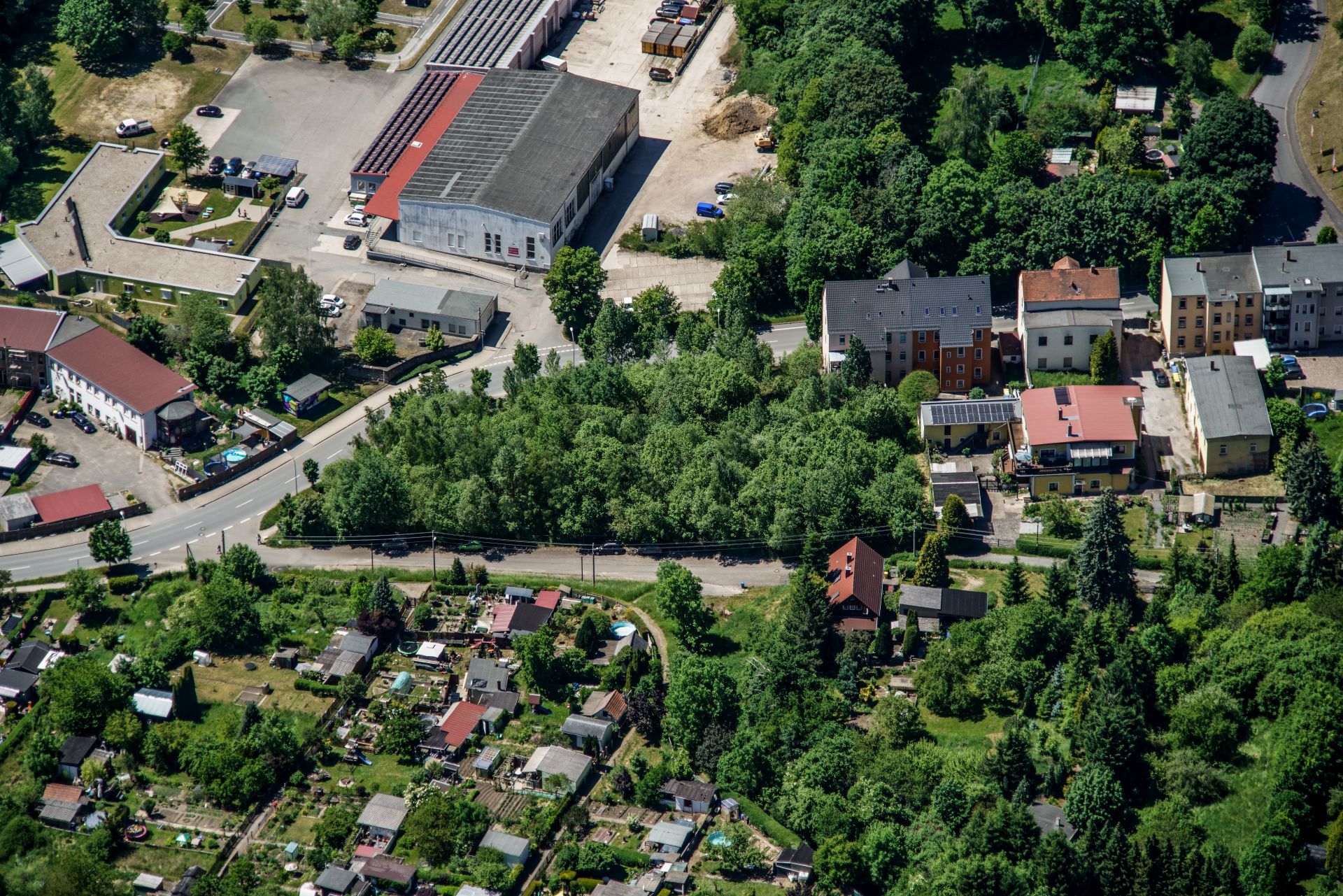 Aerial photo Eisenberg, Königshofener Street