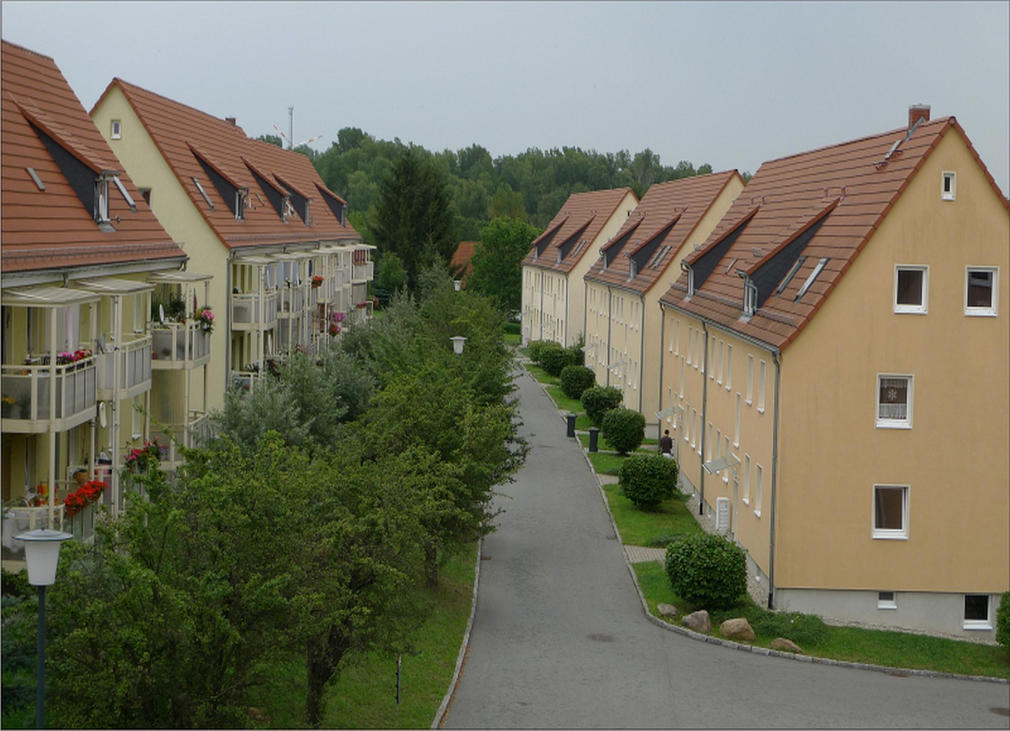 Ansicht Straße, Rositz, Erich-Mäder-Straße 2 - 12
