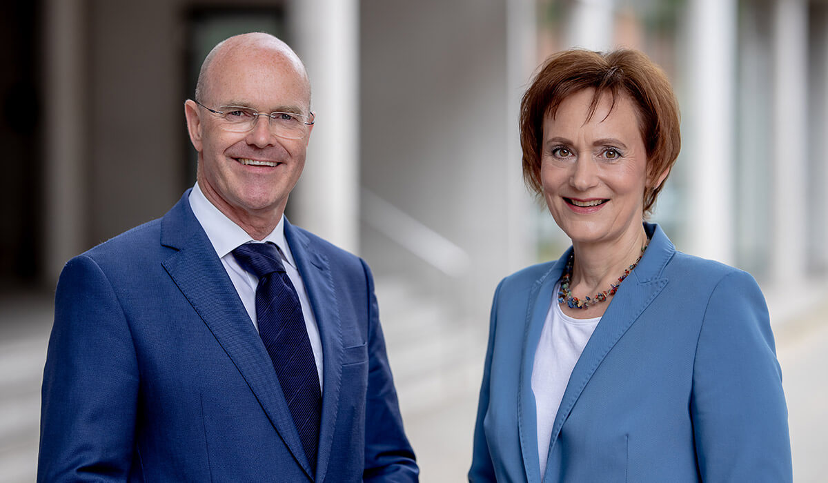 LEG-Geschäftsführung: Andreas Krey und Sabine Wosche 