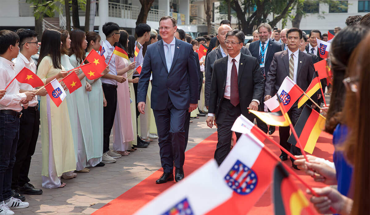 Thüringer Delegation in Vietnam und Singapur