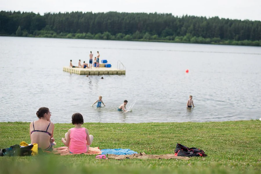 Zeulenrodaer Meer: Badestrand Zeulenrodaer Meer: Badestrand