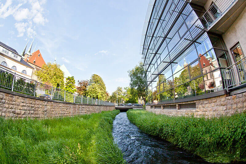 Der LEG-Hauptsitz in der Mainzerhofstraße in Erfurt.