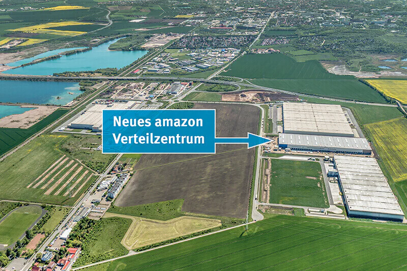 amazon eröffnet in Kürze das neue Verteilzentrum im "Internationalen Logistikzentrum - ILZ" im Norden Erfurts.