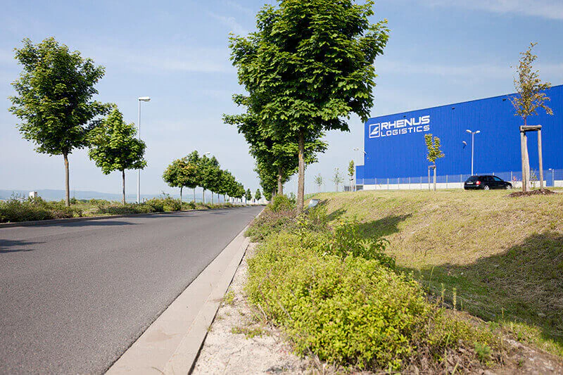 Das Logistikunternehmen Rhenus baut seinen Standort im Industriegebiet Kindel bei Eisenach kräftig aus. Bild: LEG Thüringen, Fotograf: Andreas Hultsch