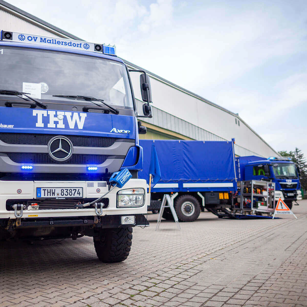 THW-Logistikzentrum entsteht im Altenburger Land. Bild: huettenhoelscher / istockphoto.com