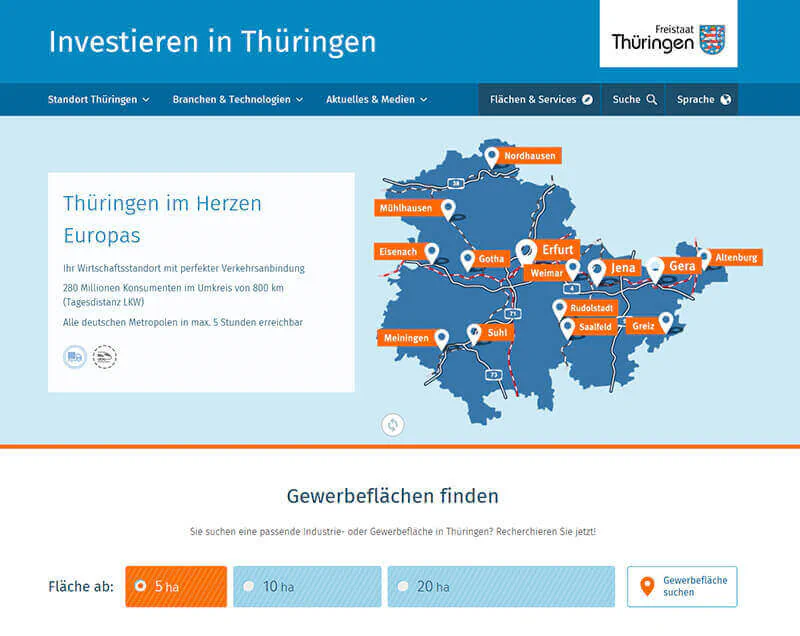 Screenshot Invest-Homepage.