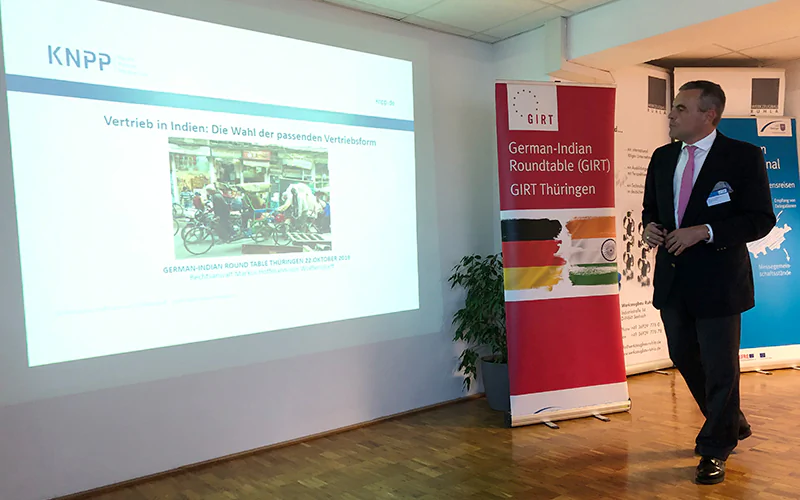 Treffen des German-Indian-Roundtable (GIRT) Thüringen: Die Wahl der passenden Vertriebsform Treffen des German-Indian-Roundtable (GIRT) Thüringen: Die Wahl der passenden Vertriebsform