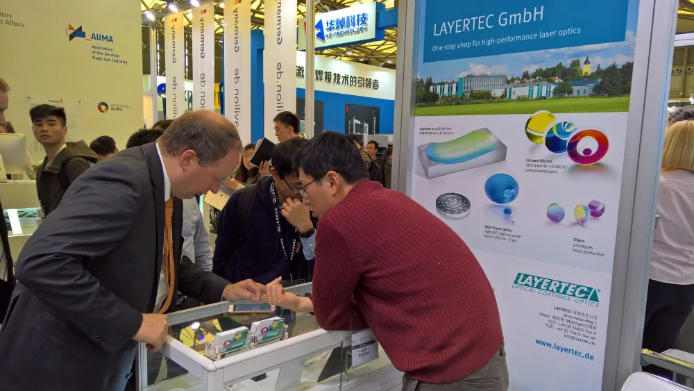 Thüringer Gemeinschaftsstand auf der Laser World of Photonics China