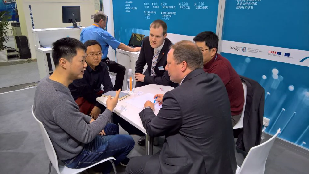 Thüringer Gemeinschaftsstand auf der Laser World of Photonics China Thüringer Gemeinschaftsstand auf der Laser World of Photonics China