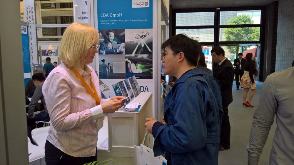 Thüringer Gemeinschaftsstand auf der Laser World of Photonics China Thüringer Gemeinschaftsstand auf der Laser World of Photonics China