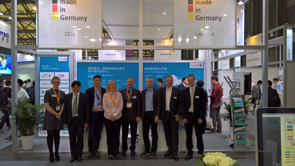 Thüringer Gemeinschaftsstand auf der Laser World of Photonics China Thüringer Gemeinschaftsstand auf der Laser World of Photonics China