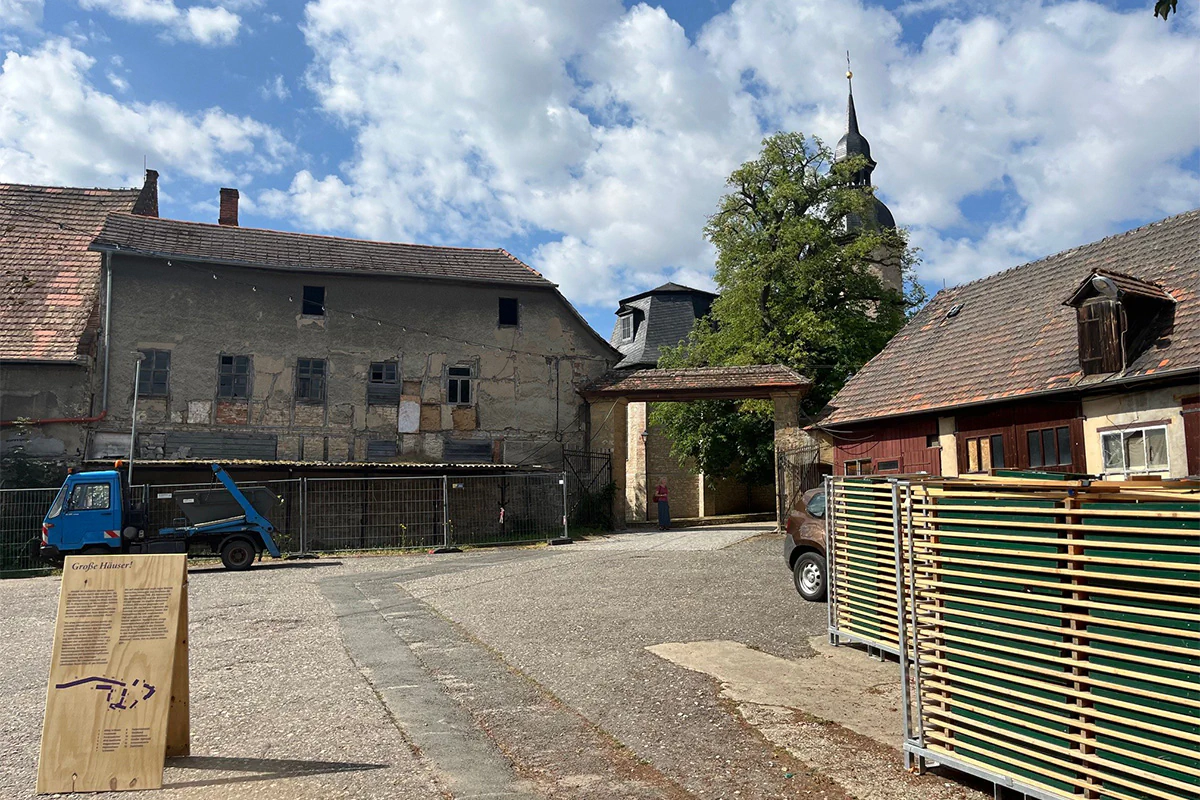 Die historische Domäne Dornburg wird zu neuem Leben erweckt. Altes Gelände der historischen Domäne Dornburg