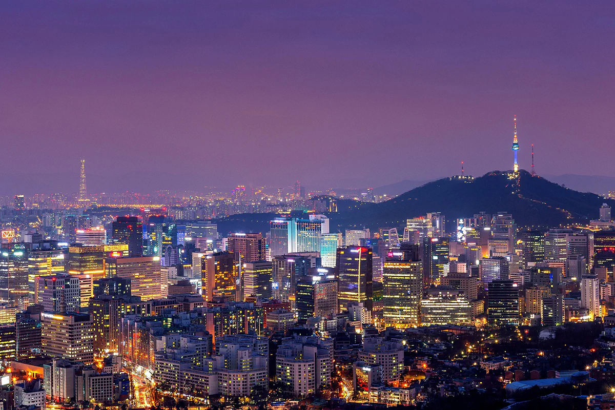 Skyline von Seoul, Südkorea, bei Nacht | Bild: huongnguyen123 / pixabay.com Skyline von Seoul, Südkorea, bei Nacht