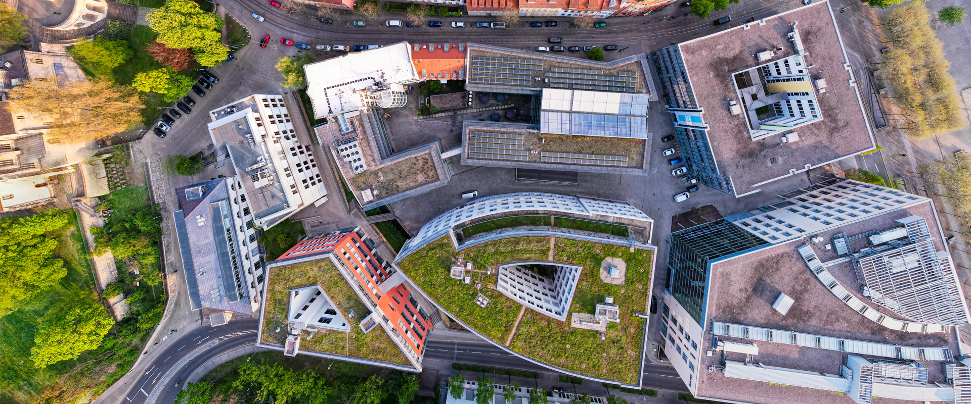 LEG-Gebäude Luftbild Bildbeschreibung / description: LEG-Gebäude Luftbild