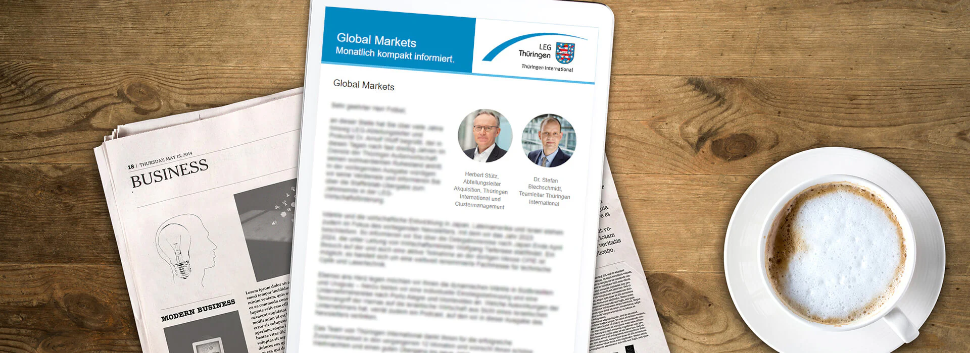 Newsletter Global Markets | Bild: rzoze19 / istockphoto.com Bildbeschreibung / description: Newsletter Global Markets